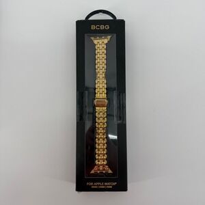 BCBG Apple Watch Band Bracelet 38mm 40mm 41mm Gold - New in Box